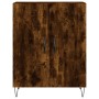 Aparador alto madera contrachapada roble ahumado 69,5x34x180 cm de vidaXL, Aparadores - Ref: Foro24-3198062, Precio: 149,70 €...