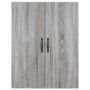 Aparador alto madera contrachapada gris sonoma 69,5x34x180 cm de vidaXL, Aparadores - Ref: Foro24-3198095, Precio: 163,99 €, ...