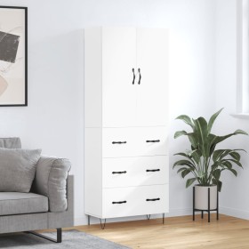 Tall white plywood sideboard 69.5x34x180 cm by vidaXL, Sideboards - Ref: Foro24-3198081, Price: 168,99 €, Discount: %