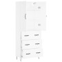 Tall white plywood sideboard 69.5x34x180 cm by vidaXL, Sideboards - Ref: Foro24-3198081, Price: 171,57 €, Discount: %