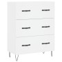 Aparador alto madera contrachapada blanco 69,5x34x180 cm de vidaXL, Aparadores - Ref: Foro24-3198081, Precio: 168,99 €, Descu...