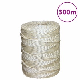 100% sisal rope 2 mm 300 m by vidaXL, Ropes and metal cords - Ref: Foro24-155000, Price: 14,99 €, Discount: %