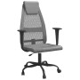 Silla de oficina altura ajustable tela malla y cuero PE gris de vidaXL, Sillas de oficina - Ref: Foro24-353024, Precio: 76,68...