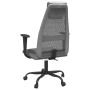 Silla de oficina altura ajustable tela malla y cuero PE gris de vidaXL, Sillas de oficina - Ref: Foro24-353024, Precio: 76,68...