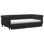 Sofá cama nido con cajones terciopelo negro 100x200 cm de vidaXL, Camas y somieres - Ref: Foro24-3197854, Precio: 492,32 €, D...