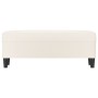 Banco de cuero sintético color crema 100x35x41 cm de vidaXL, Bancos - Ref: Foro24-349416, Precio: 70,65 €, Descuento: %