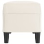 Banco de cuero sintético color crema 100x35x41 cm de vidaXL, Bancos - Ref: Foro24-349416, Precio: 70,65 €, Descuento: %