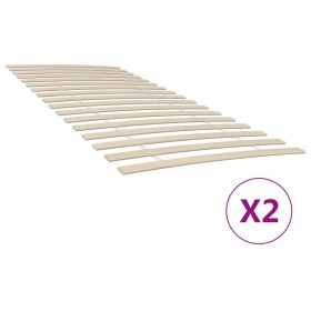 Slatted bases with 34 slats 2 units 100x200 cm by vidaXL, Beds and slatted bases - Ref: Foro24-3203722, Price: 65,56 €, Disco...