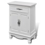 Armario con 2 puertas y 1 cajón madera blanco de vidaXL, Aparadores - Ref: Foro24-241375, Precio: 185,31 €, Descuento: %