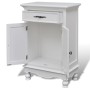 Armario con 2 puertas y 1 cajón madera blanco de vidaXL, Aparadores - Ref: Foro24-241375, Precio: 185,31 €, Descuento: %