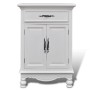 Armario con 2 puertas y 1 cajón madera blanco de vidaXL, Aparadores - Ref: Foro24-241375, Precio: 185,31 €, Descuento: %