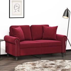 Decorative cushions 2 pcs red velvet 40x40 cm by vidaXL, Cushions - Ref: Foro24-349489, Price: 19,99 €, Discount: %