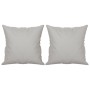 Decorative cushions 2 pcs light gray microfiber fabric 40x40 cm by vidaXL, Cushions - Ref: Foro24-349496, Price: 17,63 €, Dis...