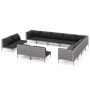 Gartensofas 12 Stück dunkelgraue synthetische Rattankissen von vidaXL, Gartensets - Ref: Foro24-3099892, Preis: 1,00 €, Rabat...