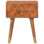 Solid mango wood bedside table 43x30x58 cm by vidaXL, Nightstands - Ref: Foro24-285853, Price: 91,26 €, Discount: %