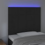 Kopfteil aus schwarzem Samt mit LED-Leuchten, 100 x 5 x 118/128 cm von vidaXL, Kopf- und Fußteile - Ref: Foro24-3122468, Prei...