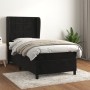 Cama box spring con colchón terciopelo negro 100x200 cm de vidaXL, Camas y somieres - Ref: Foro24-3129197, Precio: 374,45 €, ...