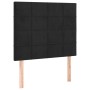 Cama box spring con colchón terciopelo negro 100x200 cm de vidaXL, Camas y somieres - Ref: Foro24-3129197, Precio: 374,45 €, ...