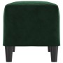 Banco de terciopelo verde oscuro 70x35x41 cm de vidaXL, Bancos - Ref: Foro24-349399, Precio: 56,65 €, Descuento: %