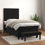 Box spring bed with black velvet mattress 100x200 cm by vidaXL, Beds and slatted bases - Ref: Foro24-3137829, Price: 391,37 €...