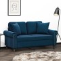 Decorative cushions 2 pcs blue velvet 40x40 cm by vidaXL, Cushions - Ref: Foro24-349494, Price: 19,97 €, Discount: %