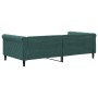 Sofá cama terciopelo verde oscuro 100x200 cm de vidaXL, Camas y somieres - Ref: Foro24-354253, Precio: 222,37 €, Descuento: %