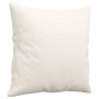 Decorative cushions 2 pcs cream synthetic leather 40x40 cm by vidaXL, Cushions - Ref: Foro24-349480, Price: 28,37 €, Discount: %