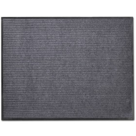 Alfombra de entrada PVC gris 90x120 cm de vidaXL, Felpudos - Ref: Foro24-241275, Precio: 32,49 €, Descuento: %