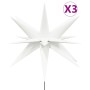 Folding LED Christmas lamp 3 units white 35 cm by vidaXL, Christmas lights - Ref: Foro24-356200, Price: 42,60 €, Discount: %