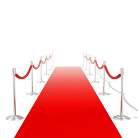 Red hallway carpet 1 x 20 m very dense 400 g/m² by vidaXL, Doormats - Ref: Foro24-241281, Price: 124,50 €, Discount: %