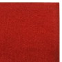 Alfombra de pasillo roja 1 x 20 m muy densa 400 g / m² de vidaXL, Felpudos - Ref: Foro24-241281, Precio: 124,50 €, Descuento: %