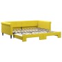 Sofá cama nido terciopelo amarillo 100x200 cm de vidaXL, Camas y somieres - Ref: Foro24-3197783, Precio: 316,99 €, Descuento: %