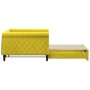 Sofá cama nido terciopelo amarillo 100x200 cm de vidaXL, Camas y somieres - Ref: Foro24-3197783, Precio: 316,02 €, Descuento: %