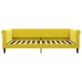 Sofá cama nido terciopelo amarillo 100x200 cm de vidaXL, Camas y somieres - Ref: Foro24-3197783, Precio: 316,99 €, Descuento: %