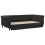 Sofá cama nido con cajones terciopelo negro 100x200 cm de vidaXL, Camas y somieres - Ref: Foro24-3197830, Precio: 328,91 €, D...