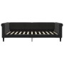 Sofá cama nido con cajones terciopelo negro 100x200 cm de vidaXL, Camas y somieres - Ref: Foro24-3197830, Precio: 328,91 €, D...