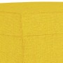 Juego de sofás con cojines 4 piezas tela amarillo claro de vidaXL, Sofás - Ref: Foro24-3201255, Precio: 669,77 €, Descuento: %