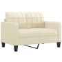 Cream synthetic leather 4-piece sofa set with cushions by vidaXL, Sofas - Ref: Foro24-3201344, Price: 663,35 €, Discount: %