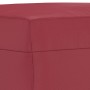 Red synthetic leather 3-piece sofa set with cushions by vidaXL, Sofas - Ref: Foro24-3201386, Price: 609,78 €, Discount: %