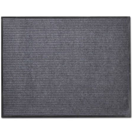 Alfombra felpudo PVC gris 90x60 cm de vidaXL, Felpudos - Ref: Foro24-241274, Precio: 21,31 €, Descuento: %