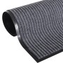 Alfombra felpudo PVC gris 90x60 cm de vidaXL, Felpudos - Ref: Foro24-241274, Precio: 21,31 €, Descuento: %