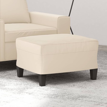 Beige microfiber fabric footrest 60x50x41 cm by vidaXL, Ottomans - Ref: Foro24-349346, Price: 62,06 €, Discount: %