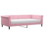 Sofá cama con colchón terciopelo rosa 100x200 cm de vidaXL, Camas y somieres - Ref: Foro24-3197757, Precio: 349,22 €, Descuen...