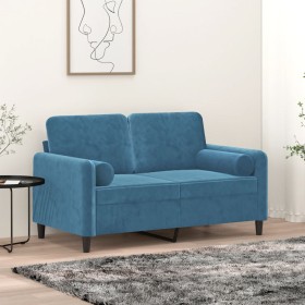 Decorative cushions 2 pcs blue velvet 15x50 cm by vidaXL, Cushions - Ref: Foro24-349518, Price: 24,19 €, Discount: %