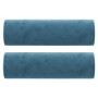 Cojines decorativos 2 uds terciopelo azul 15x50 cm de vidaXL, Cojines - Ref: Foro24-349518, Precio: 24,58 €, Descuento: %