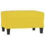 Reposapiés de tela amarillo claro 70x55x41 cm de vidaXL, Otomanas - Ref: Foro24-349352, Precio: 67,11 €, Descuento: %