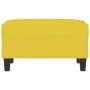 Reposapiés de tela amarillo claro 70x55x41 cm de vidaXL, Otomanas - Ref: Foro24-349352, Precio: 67,11 €, Descuento: %