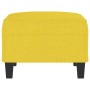 Reposapiés de tela amarillo claro 70x55x41 cm de vidaXL, Otomanas - Ref: Foro24-349352, Precio: 67,11 €, Descuento: %