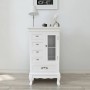 Furniture with 5 drawers and 2 shelves white by vidaXL, Drawers - Ref: Foro24-241150, Price: 170,51 €, Discount: %