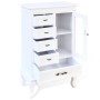 Mueble de 5 cajones y 2 estantes blanco de vidaXL, Cajoneras - Ref: Foro24-241150, Precio: 170,51 €, Descuento: %